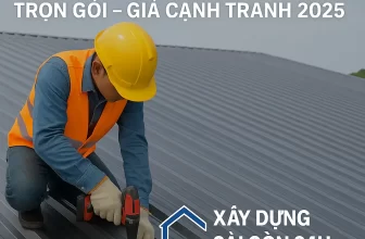 giá thi công mái tôn